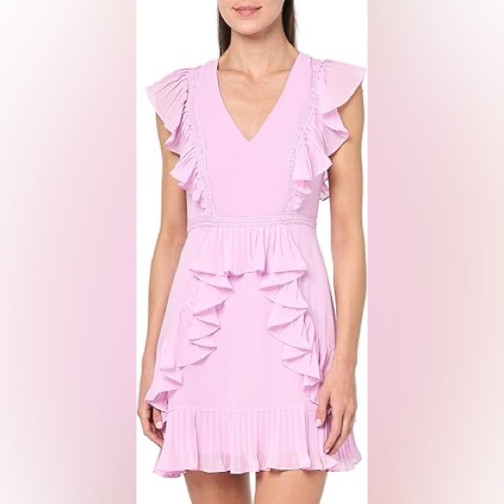 BCBG Pleated Mini Dress